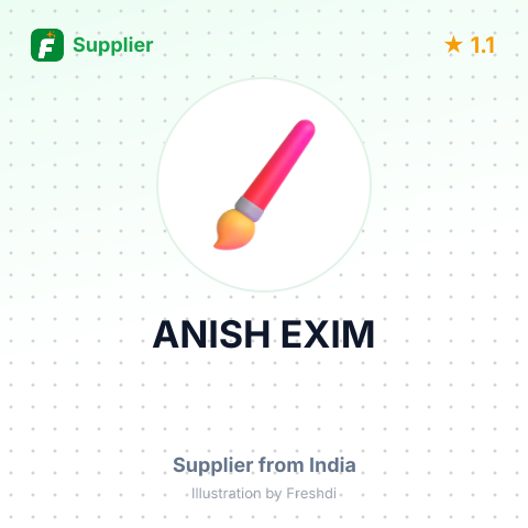 ANISH EXIM – summary card, no photo uploaded yet
