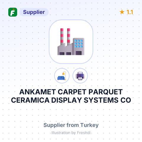 ANKAMET CARPET PARQUET CERAMICA DISPLAY SYSTEMS CO – summary card, no photo uploaded yet