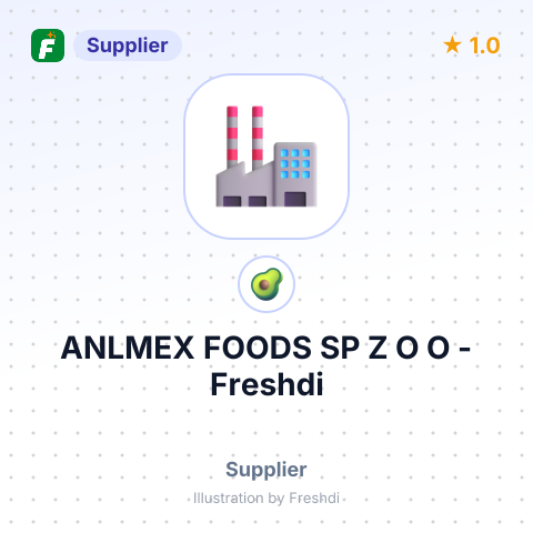 ANLMEX FOODS SP Z O O – summary card, no photo uploaded yet