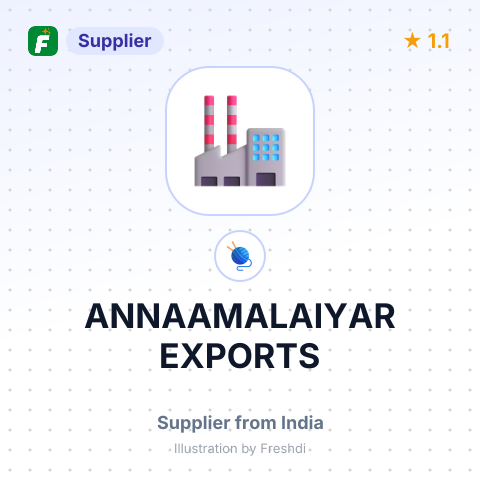 ANNAAMALAIYAR EXPORTS – summary card, no photo uploaded yet