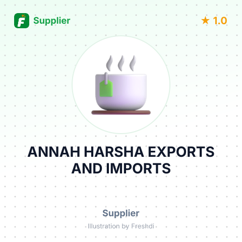 ANNAH HARSHA EXPORTS AND IMPORTS – summary card, no photo uploaded yet