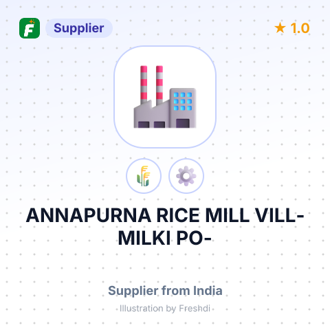 ANNAPURNA RICE MILL, VILL-MILKI,PO- – summary card, no photo uploaded yet