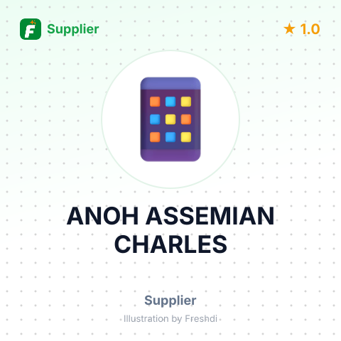 ANOH ASSEMIAN CHARLES – summary card, no photo uploaded yet
