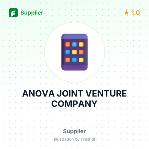 ANOVA JOINT VENTURE COMPANY – summary card, no photo uploaded yet