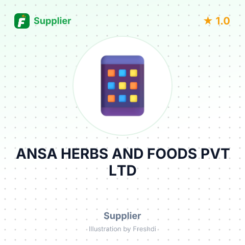 ANSA HERBS AND FOODS PVT LTD – summary card, no photo uploaded yet