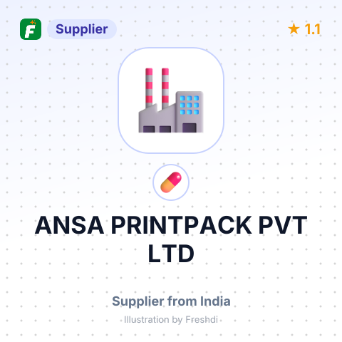 ANSA PRINTPACK PVT LTD – summary card, no photo uploaded yet