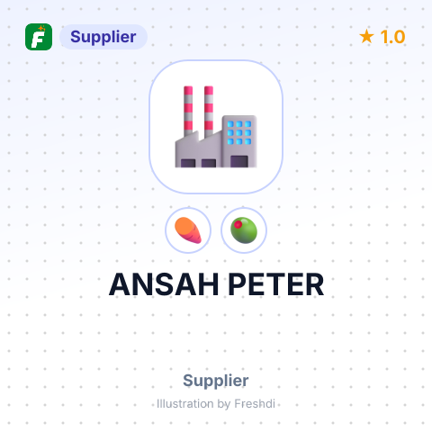 ANSAH PETER – summary card, no photo uploaded yet