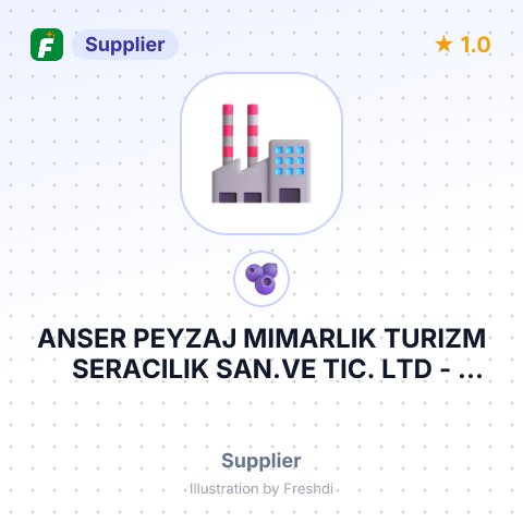 ANSER PEYZAJ MIMARLIK TURIZM SERACILIK SAN.VE TIC. LTD – summary card, no photo uploaded yet