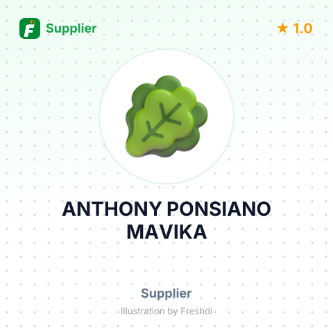 ANTHONY PONSIANO MAVIKA – summary card, no photo uploaded yet