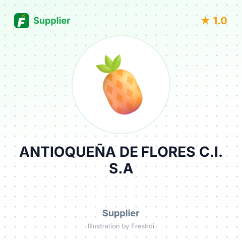 ANTIOQUEÑA DE FLORES C.I. S.A – summary card, no photo uploaded yet