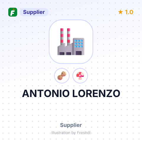 ANTONIO LORENZO – summary card, no photo uploaded yet