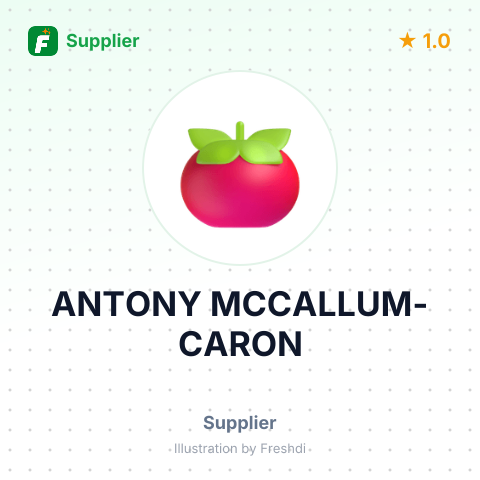 ANTONY MCCALLUM-CARON – summary card, no photo uploaded yet