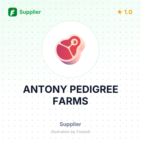 ANTONY PEDIGREE FARMS – summary card, no photo uploaded yet