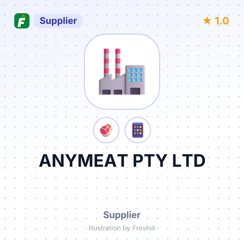 ANYMEAT PTY LTD – summary card, no photo uploaded yet
