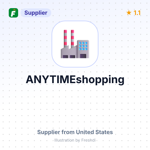 ANYTIMEshopping – summary card, no photo uploaded yet
