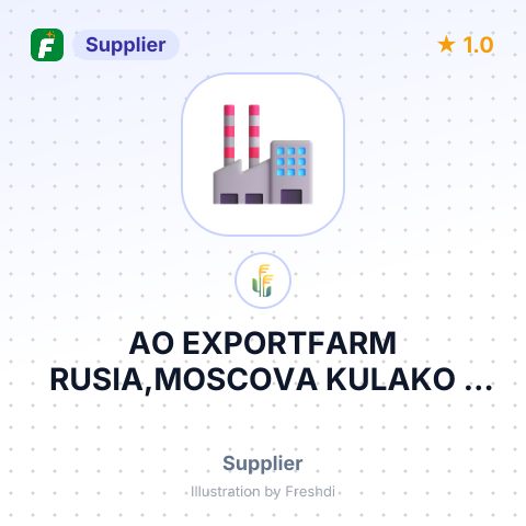 AO EXPORTFARM RUSIA,MOSCOVA KULAKO – summary card, no photo uploaded yet