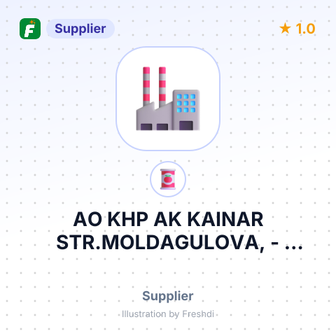 AO KHP AK KAINAR STR.MOLDAGULOVA, – summary card, no photo uploaded yet
