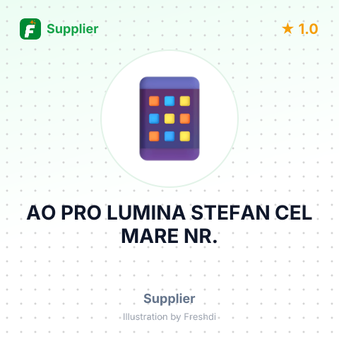 AO PRO LUMINA STEFAN CEL MARE NR. – summary card, no photo uploaded yet