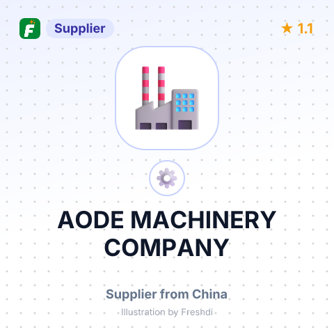 AODE MACHINERY COMPANY – summary card, no photo uploaded yet