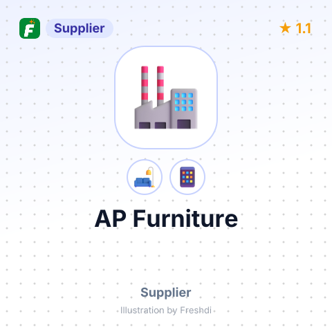 AP Furniture – summary card, no photo uploaded yet