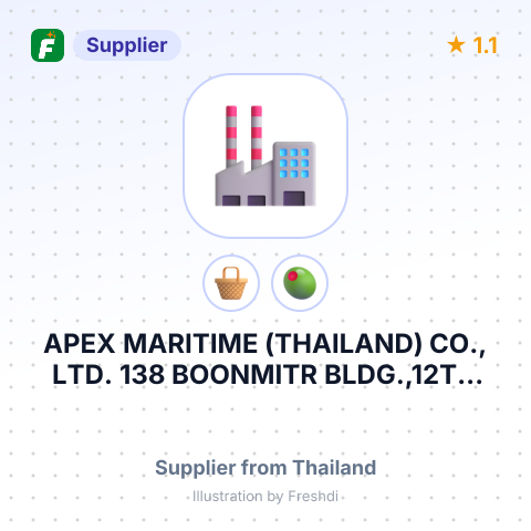 APEX MARITIME (THAILAND) CO., LTD. 138 BOONMITR BLDG.,12TH FL. – summary card, no photo uploaded yet