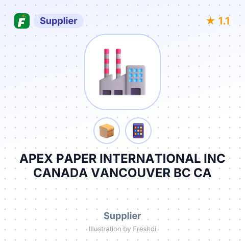 APEX PAPER INTERNATIONAL INC CANADA VANCOUVER BC CA – summary card, no photo uploaded yet