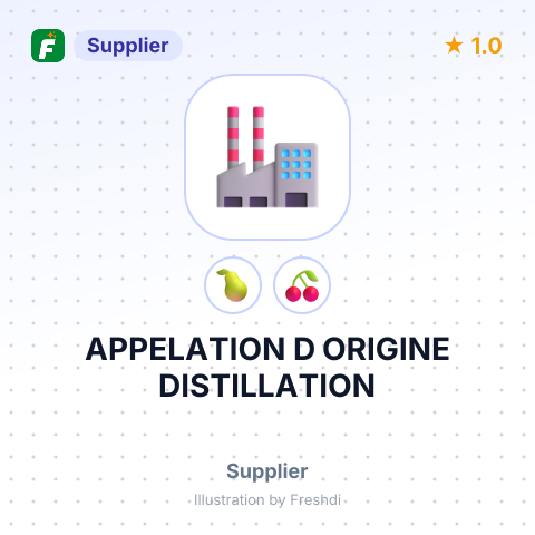 APPELATION D ORIGINE DISTILLATION – summary card, no photo uploaded yet