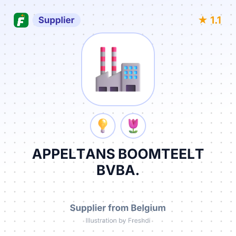 APPELTANS BOOMTEELT BVBA. – summary card, no photo uploaded yet