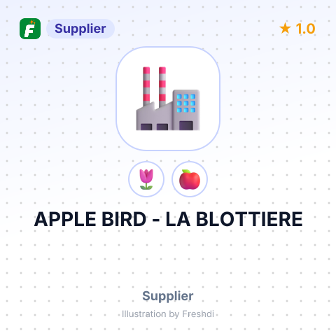 APPLE BIRD - LA BLOTTIERE – summary card, no photo uploaded yet