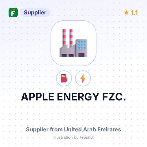APPLE ENERGY FZC. – summary card, no photo uploaded yet