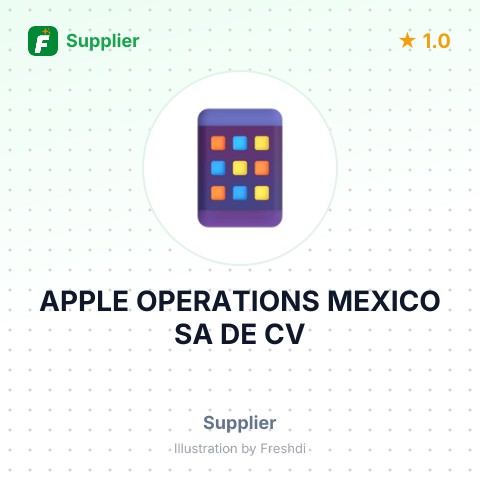 APPLE OPERATIONS MEXICO SA DE CV – summary card, no photo uploaded yet