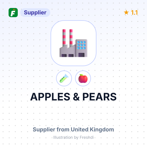 APPLES & PEARS – summary card, no photo uploaded yet