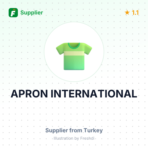 APRON INTERNATIONAL – summary card, no photo uploaded yet