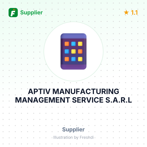 APTIV MANUFACTURING MANAGEMENT SERVICE S.A.R.L – summary card, no photo uploaded yet