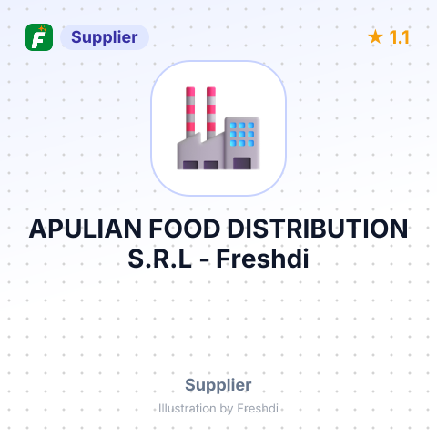 APULIAN FOOD DISTRIBUTION S.R.L – summary card, no photo uploaded yet
