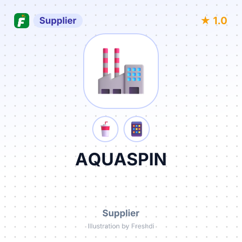 AQUASPIN – summary card, no photo uploaded yet
