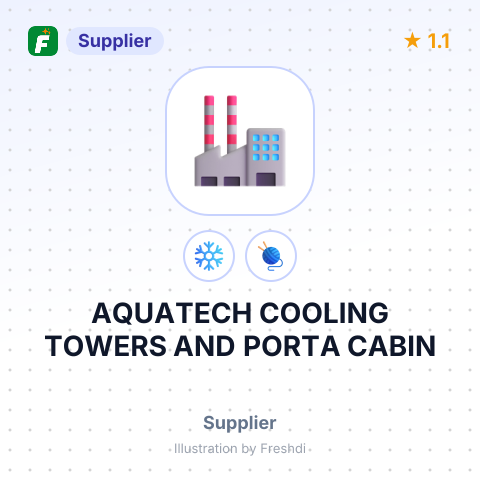 AQUATECH COOLING TOWERS AND PORTA CABIN – summary card, no photo uploaded yet