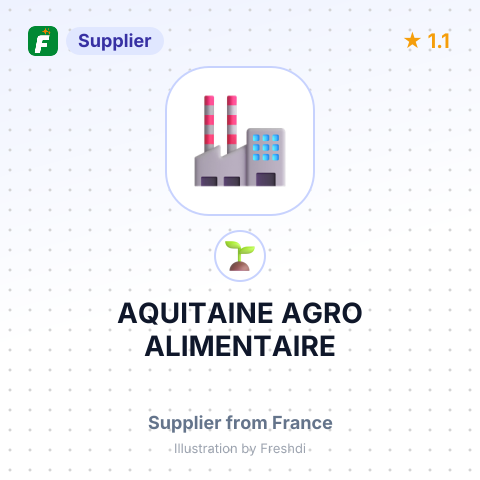 AQUITAINE AGRO ALIMENTAIRE – summary card, no photo uploaded yet