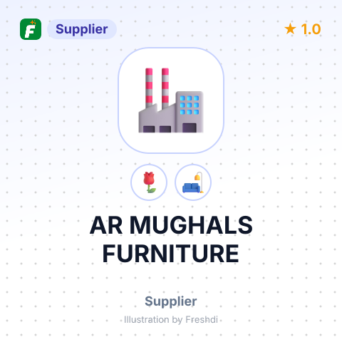 AR MUGHALS FURNITURE – summary card, no photo uploaded yet