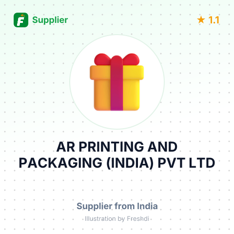 AR PRINTING AND PACKAGING (INDIA) PVT LTD – summary card, no photo uploaded yet