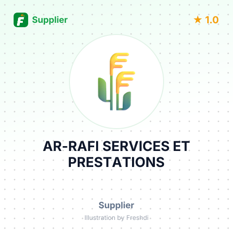 AR-RAFI SERVICES ET PRESTATIONS – summary card, no photo uploaded yet
