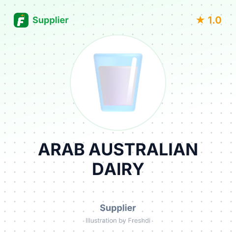 ARAB AUSTRALIAN DAIRY – summary card, no photo uploaded yet