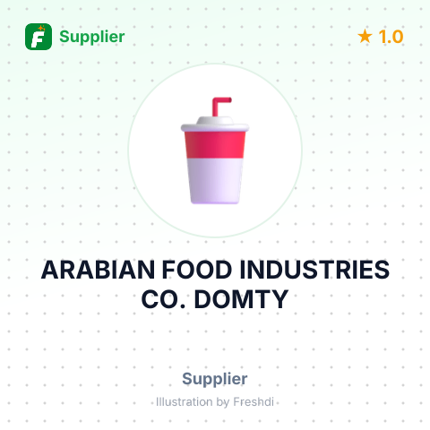 ARABIAN FOOD INDUSTRIES CO. DOMTY – summary card, no photo uploaded yet