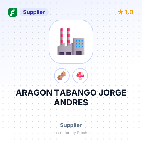 ARAGON TABANGO JORGE ANDRES – summary card, no photo uploaded yet