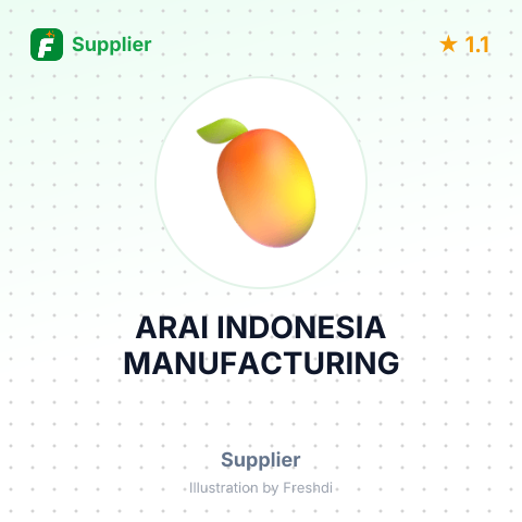 ARAI INDONESIA MANUFACTURING – summary card, no photo uploaded yet