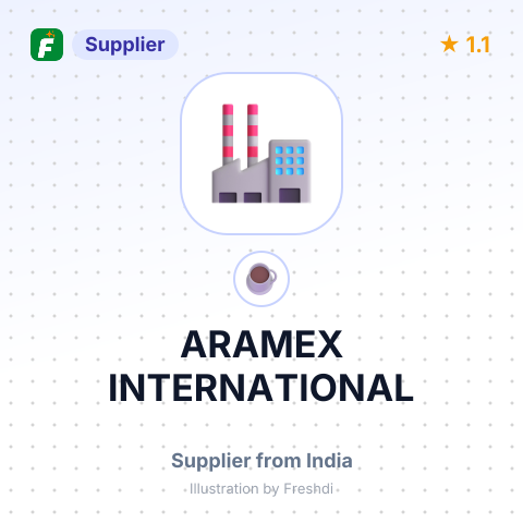 ARAMEX INTERNATIONAL – summary card, no photo uploaded yet