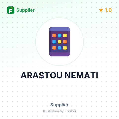 ARASTOU NEMATI – summary card, no photo uploaded yet