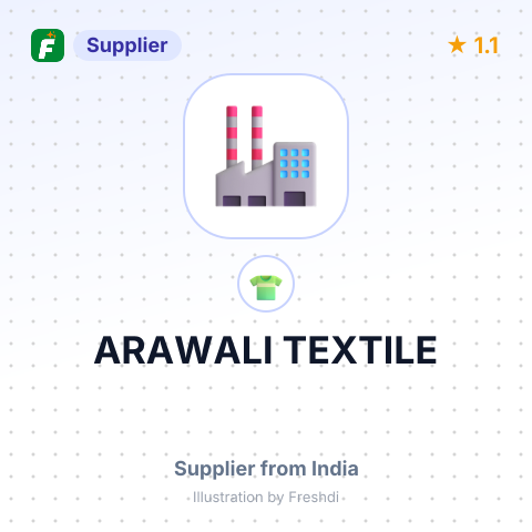 ARAWALI TEXTILE – summary card, no photo uploaded yet