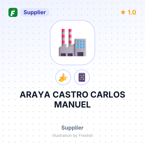 ARAYA CASTRO CARLOS MANUEL – summary card, no photo uploaded yet