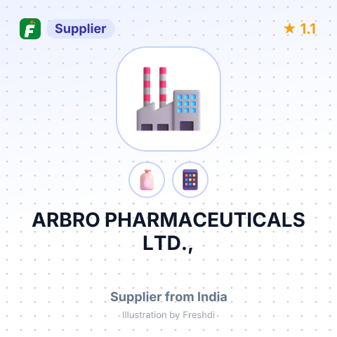 ARBRO PHARMACEUTICALS LTD., – summary card, no photo uploaded yet